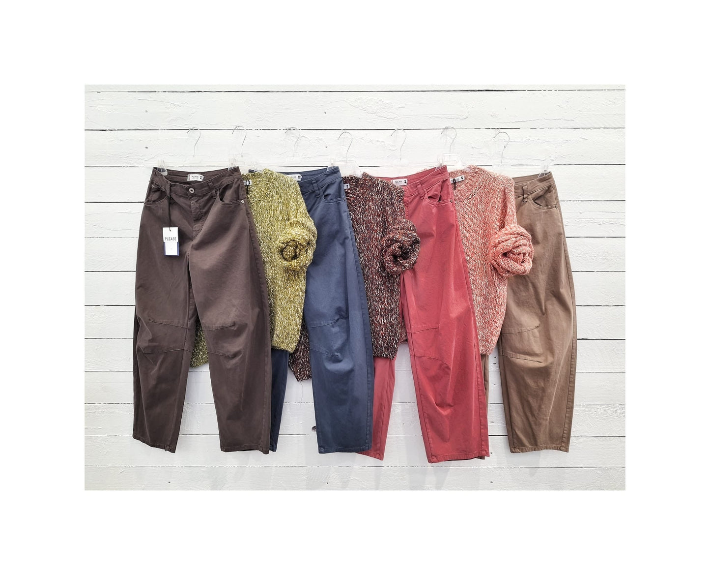 Please fashion denim pants red