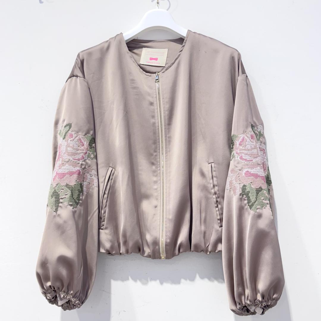 Lumina bomber satin