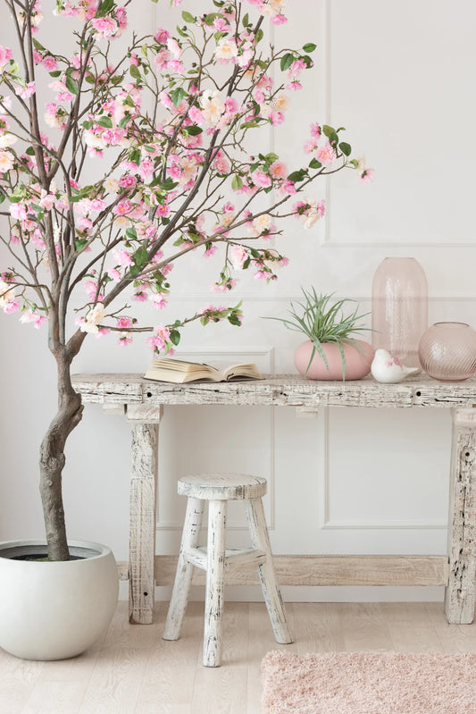 J-line ibiza white wash chair