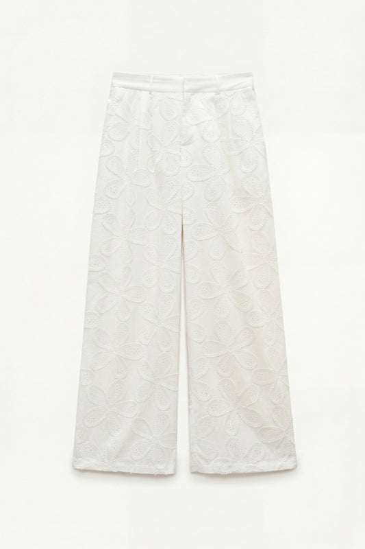 Lumina pants laser flower