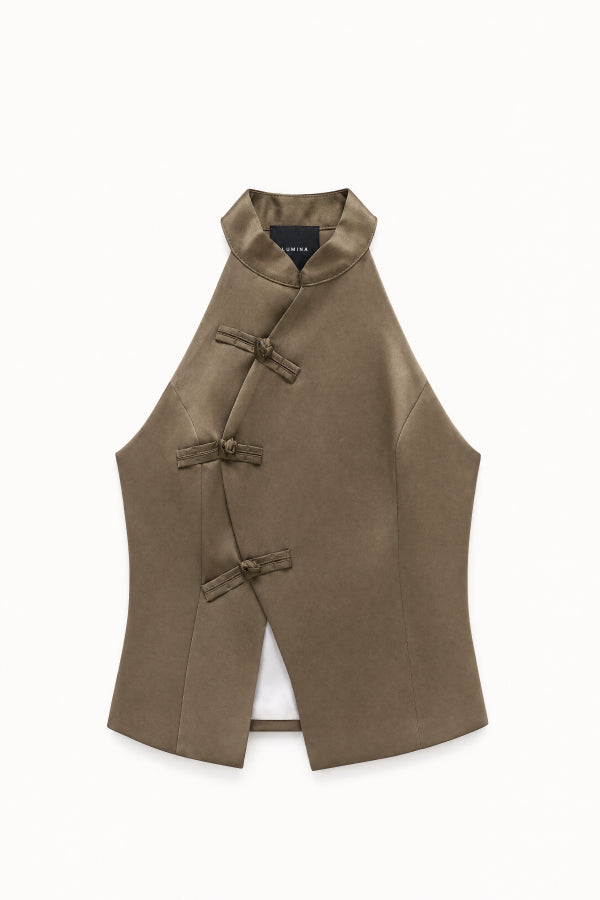Lumina satin top