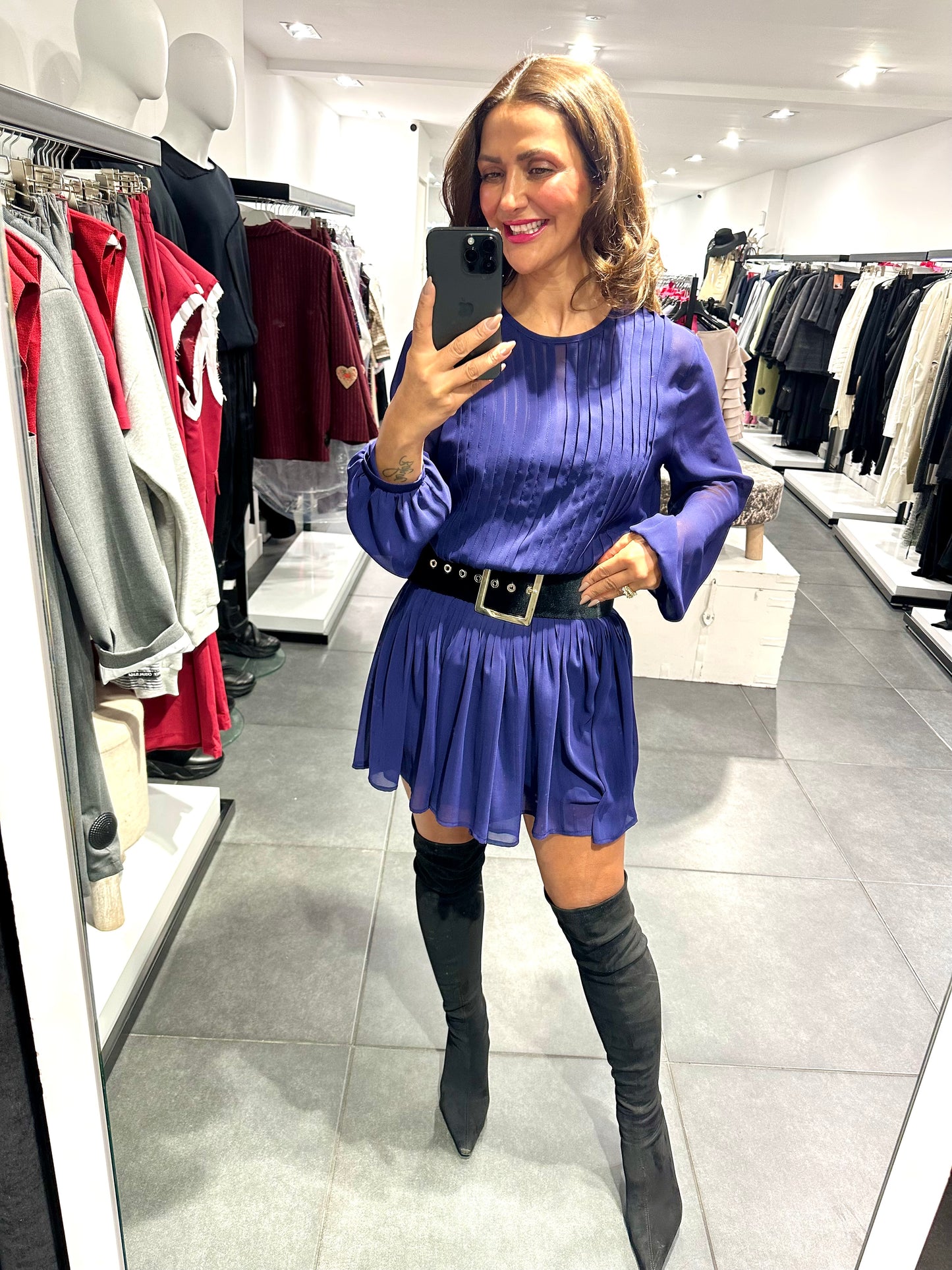 Babylon dress purple