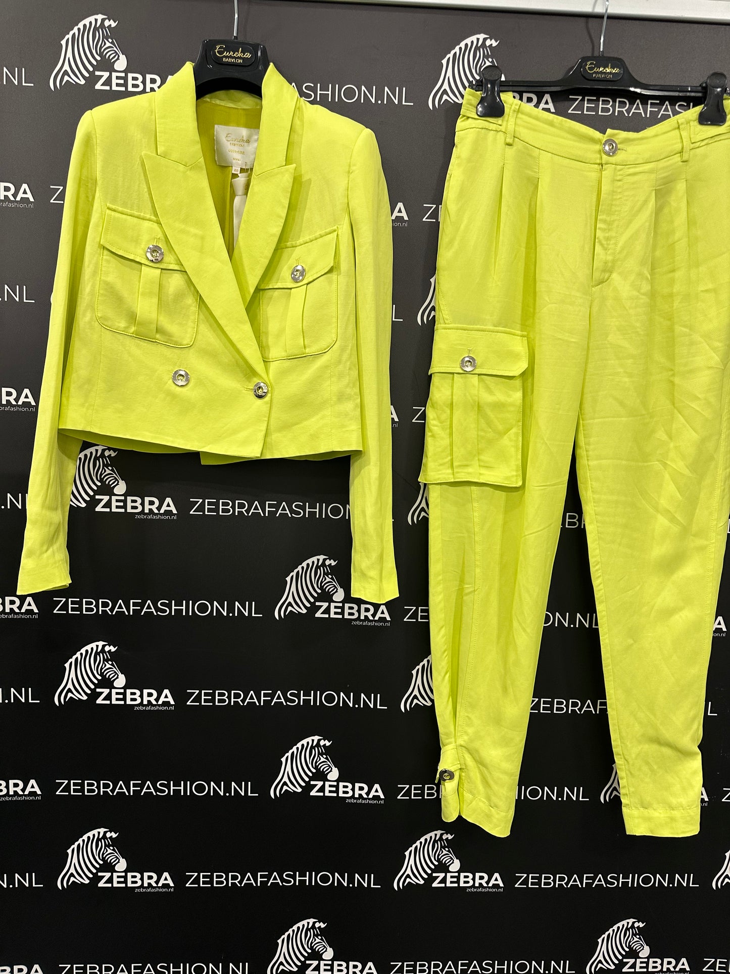 Babylon cargo pants neon