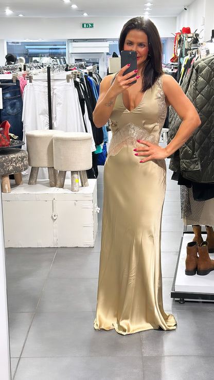 Babylon silk dress lungo
