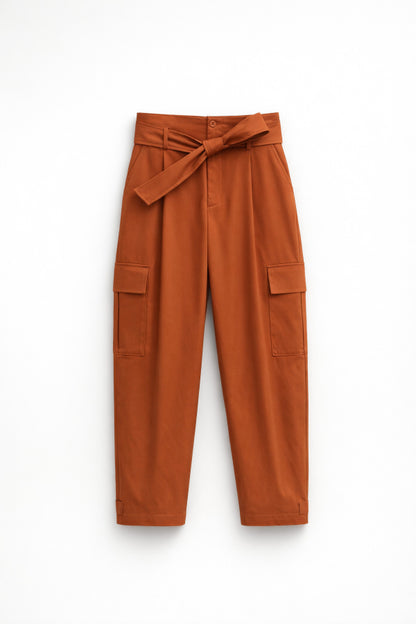 Lumina cargo trouser orange
