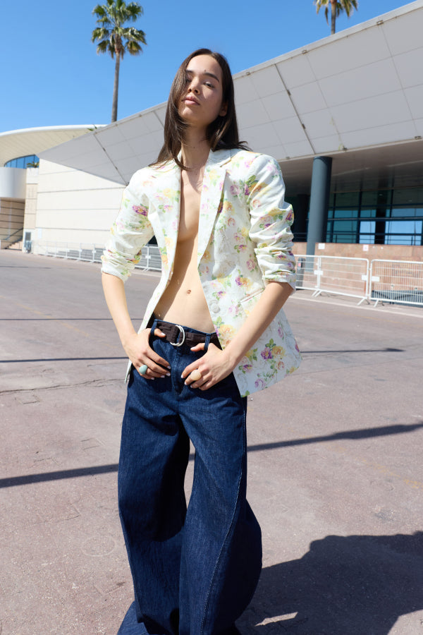 Lumina blazer flower