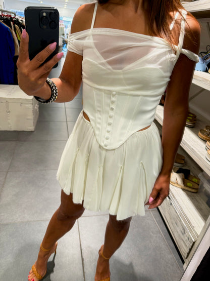 Sagaza Madrid white angel dress
