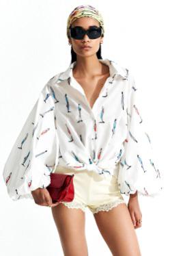 Lumina pufy blouse