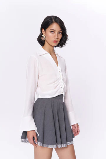 QUZU GREY SKIRT
