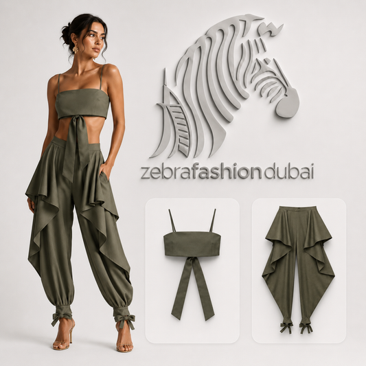 LUMINA PANTS & CROP TOP - SET