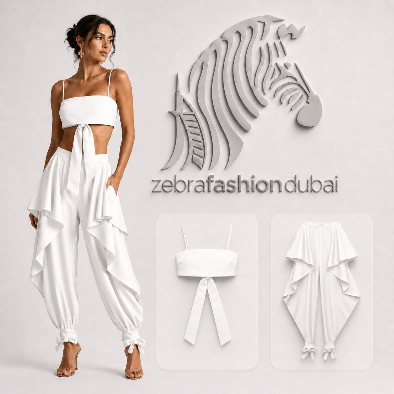 LUMINA PANTS & CROP TOP - SET
