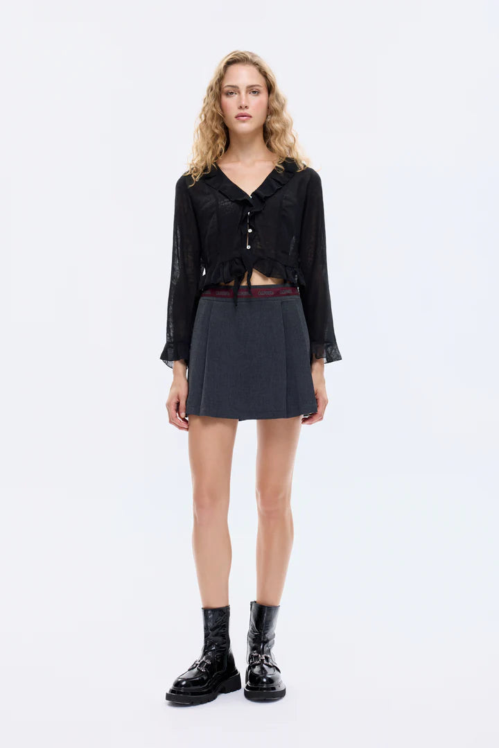 QUZU GREY SKIRT