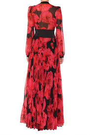 Babylon dress roses
