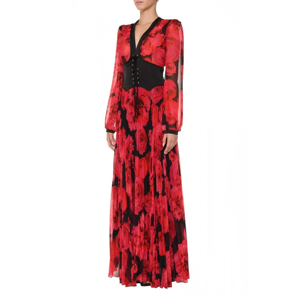 Babylon dress roses