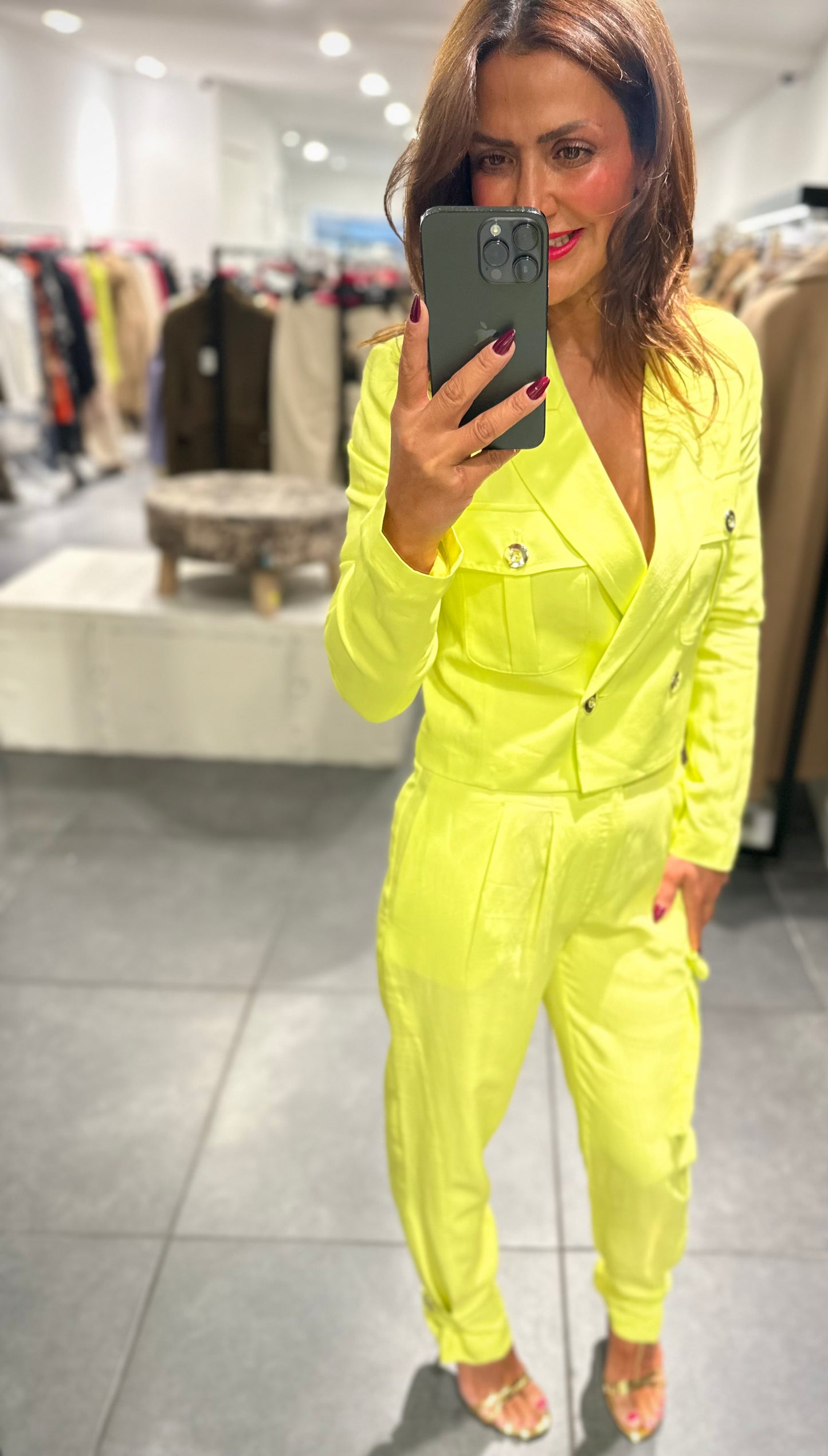 Babylon cargo pants neon