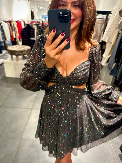 Babylon jurk exclusief Glamour zwart
