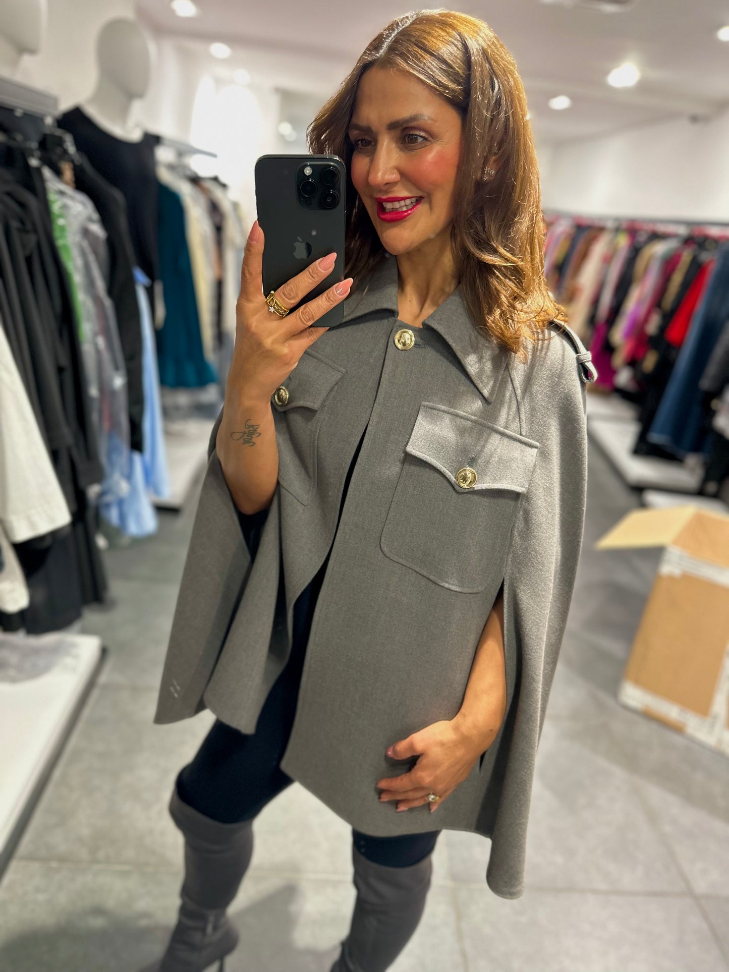 Babylon cape blazer