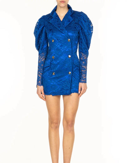 Babylon Dress exclusieve Sax blu