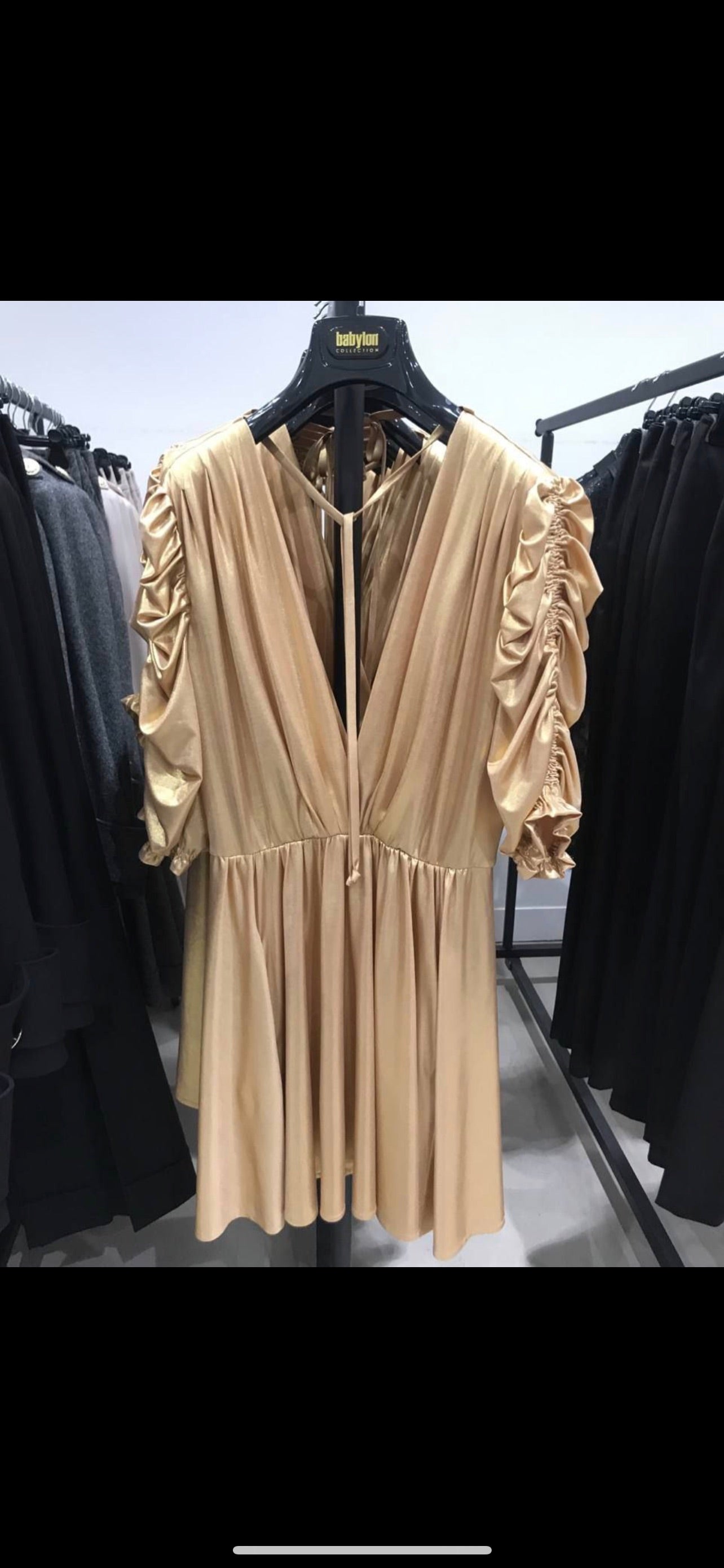 Exclusief Babylon Jurk Goud