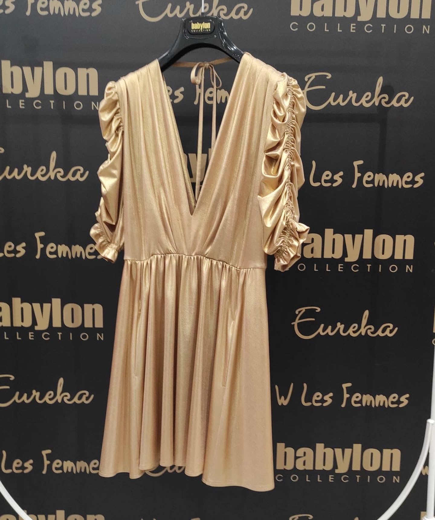 Exclusief Babylon Jurk Goud