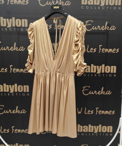 Exclusief Babylon Jurk Goud