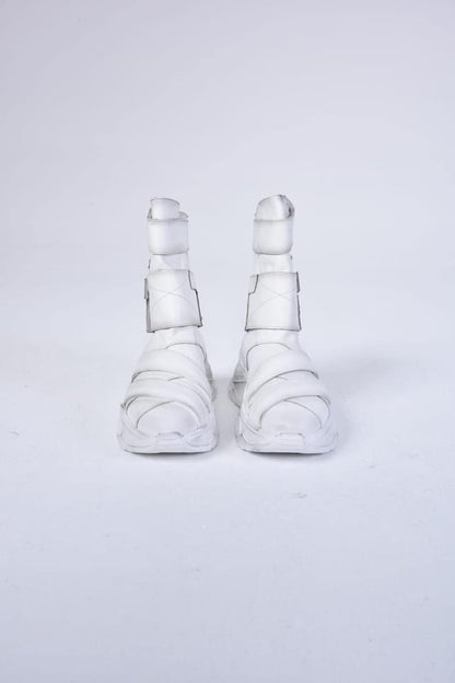 Junus Coban Exclusieve Laarzen/Sneakers Bianco