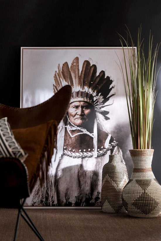 J-Line schilderij / Bild native indian man