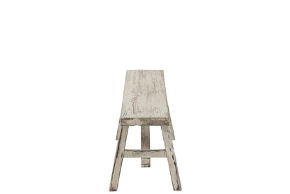 J-line Ibiza white wash bench