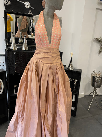 Babylon Skirt longo Pudra